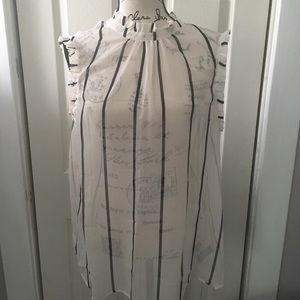 Who What Wear striped top SZ XL NWT
